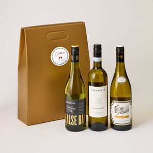 Vino Coco Christmas 2026 'Top Rated Whites' Three White Wine Gift Set Including Sauvignon Blanc, Pinot Grigio And Chardonnay from Not On The High Street