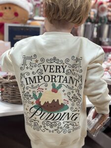 Vip Pudding Kids Christmas Sweater from Not On The High Street