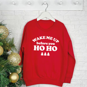 Wake Me Up Before You Ho Ho Christmas Jumper from Not On The High Street