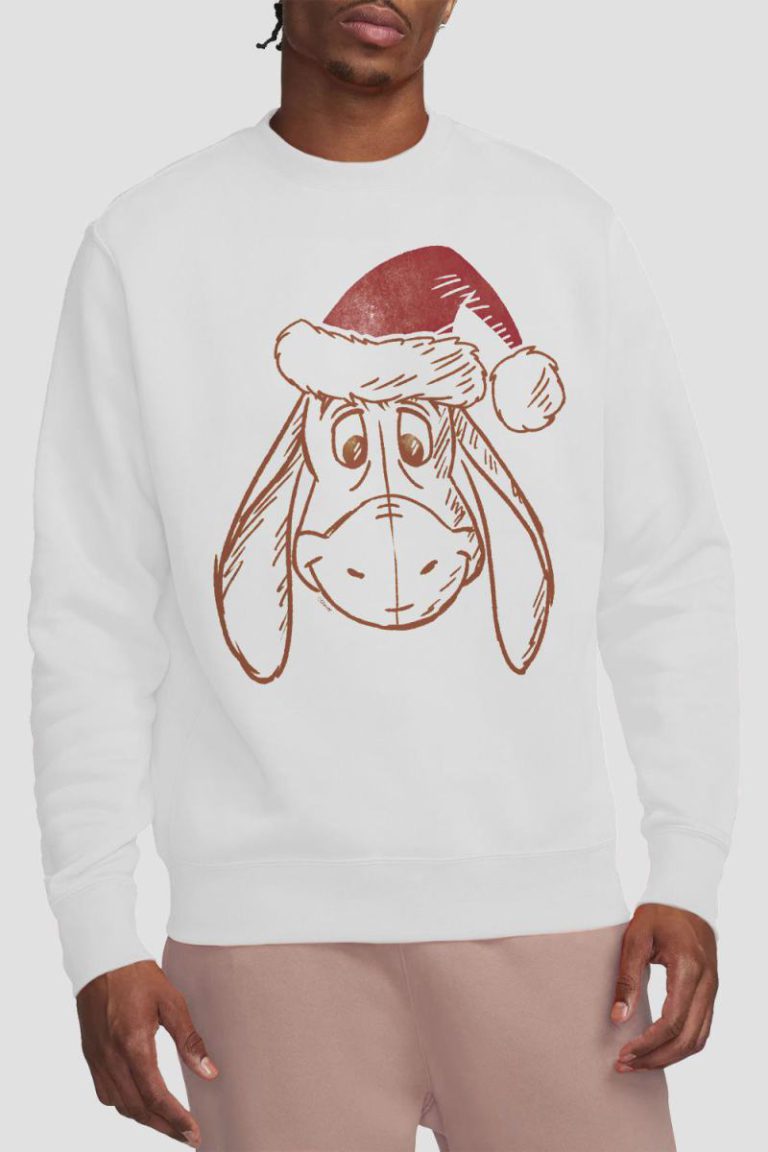 Winnie The Pooh Eeyore Christmas Hat Sweatshirt White from Debenhams