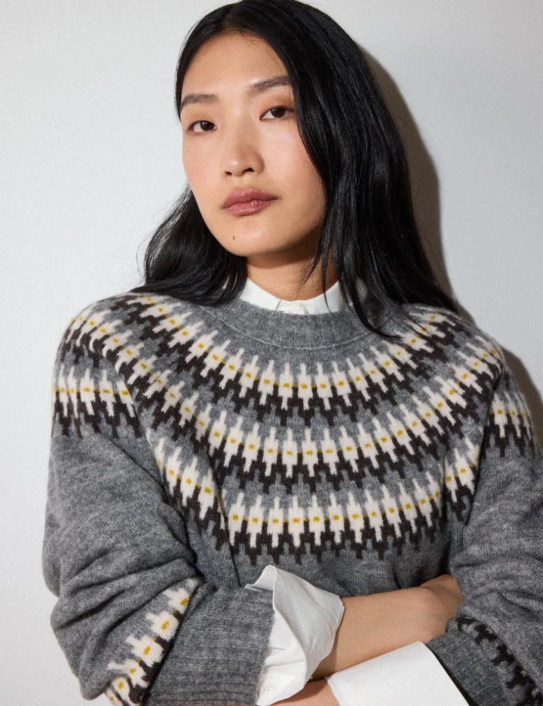 Wool Blend Fair Isle Jumper Christmas jumper from Marks & Spencer
