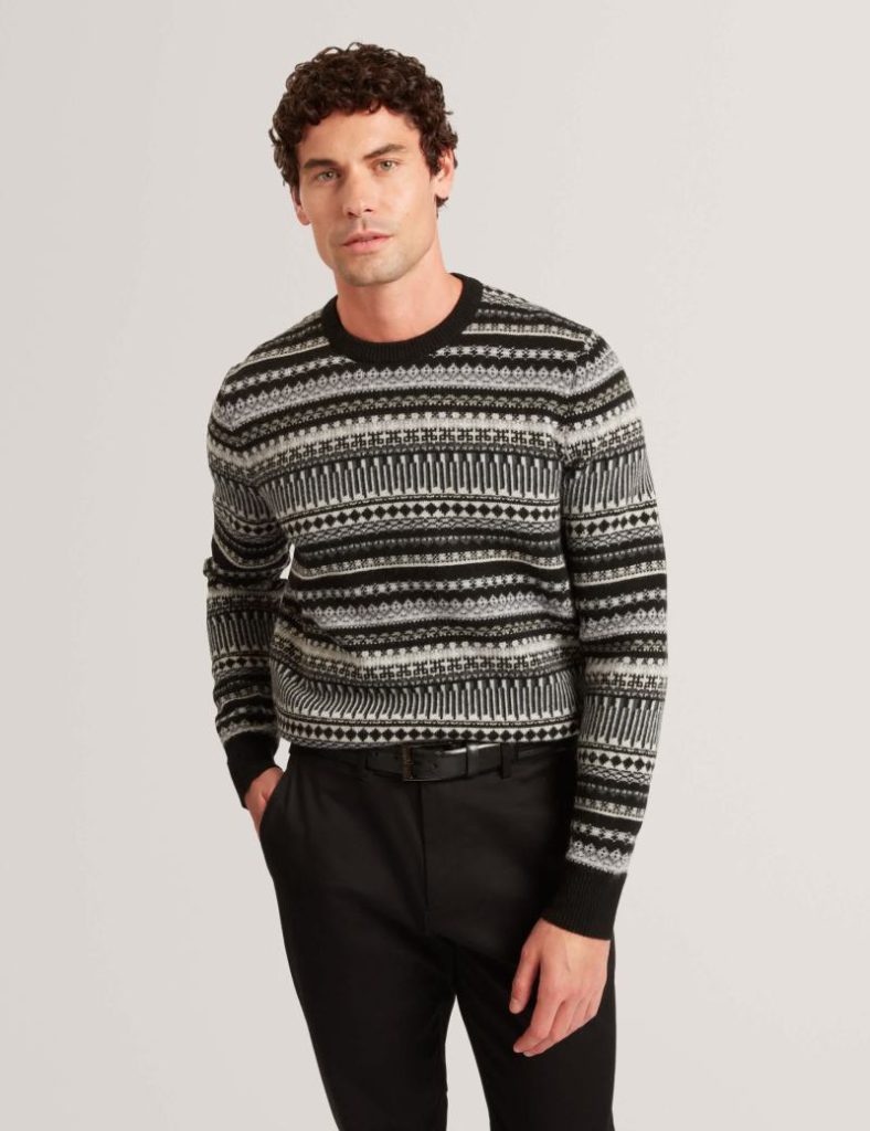 Wool Rich Fair Isle Crew Neck Jumper Christmas jumper from Marks & Spencer